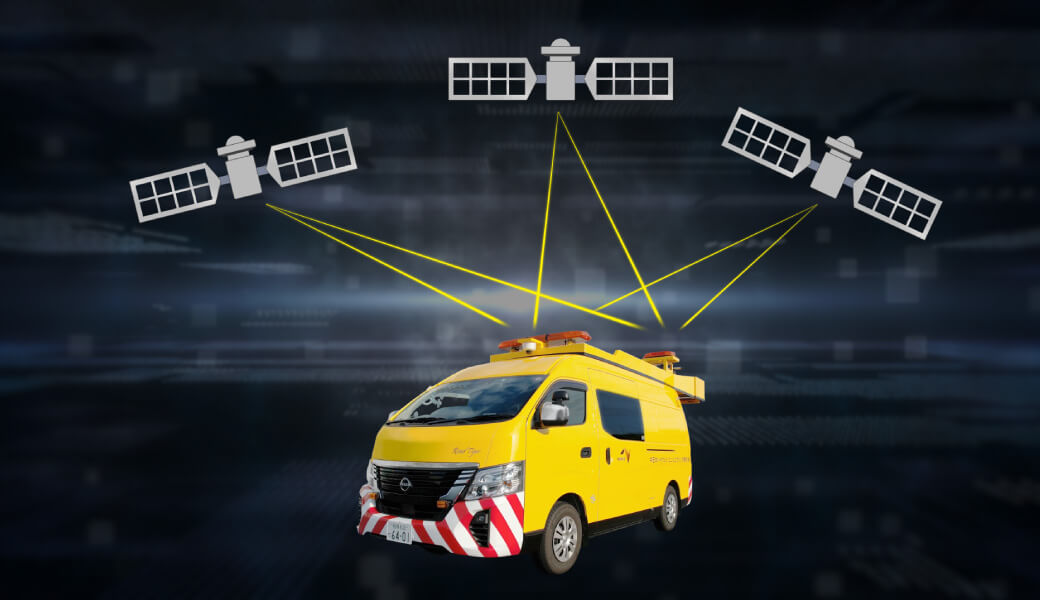 No satellite positioning planning required